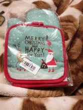 Party-Decoration-Supplies Gloves Kitchen-Mat Dining Christmas-Baking Natal Xmas New-Year