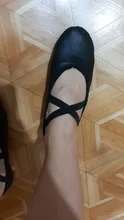 Marca nuevas de cuero zapatillas de Ballet profesional de las mujeres suave suela dividida Rosa negro venta al por mayor de la bailarina zapatos de baile