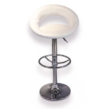 

METAL ELEVABLE stool shine upholstered skin BALNCO 50X55X80