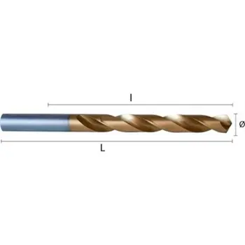 

DRILL BIT NSP HSSTIN DIN338N 9,90 MM REF. SHORT TITANIUM NITRIDE