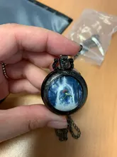 Reloj de bolsillo con patrón de flores para mujer y niño, colgante, collar, joyería, relojes de regalo