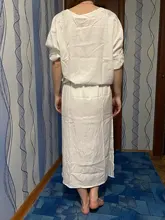 Tunic Beach Cover-Up Sarong Kaftan Swim-Wear Long Cotton -Q1111 Saida-De-Praia Vestido