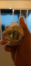 Led-Strip Garland Battery-Operated Party-Decoration Fairy Silver Christmas Wedding Copper