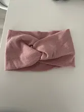 1 Uds. De diadema de Color sólido para niña, diadema trenzada anudada suave elástica para niña, diademas para el cabello accesorios de talla grande