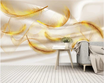 

3D photo wallpaper. Tropical gold leaves. Any sizes. Fast shipping to Russia.
