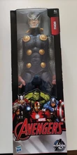 Figuras de acción de Los vengadores de Marvel de 30cm, Thanos, Hulkbuster, Iron Man, Capitán América, Thor, Lobezno, Pantera Negra