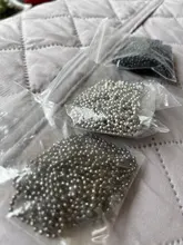 5 unids/lote, 3 tamaños, 1,5mm y 2,0mm y 2,4mm, 7 colores, cuentas plateadas, collar de cadena, Conector de cuentas de 65cm (25,5 pulgadas)