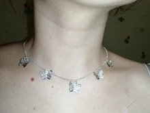 Gargantilla de mariposa Bohemia para mujer, collar de cadena de clavícula de Color dorado y plateado, joyería Chic para mujer 2020