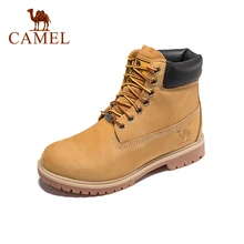 CAMEL/Обувь для прогулок; мужские и женские уличные кроссовки; Повседневная износостойкая обувь из воловьей кожи; модная зимняя обувь