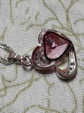 Las señoras de lujo collar caliente collar de 6 colores de clase superior de moda de señora colgante de corazón joyería de cristales para collar niñas joyería de las mujeres