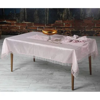 

Tablecloth, Christmas Decorations, New Year, Kitchen, Runner Lace Jacquarted Embroidered, Table Decor, Rectangular Coffee Party