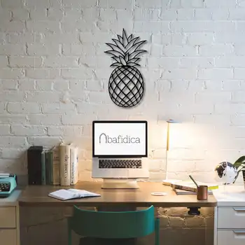 

Металлический декор стен Pineapple 90x51 cm дизайн интерьера домашнего