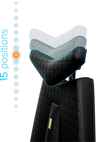 Office chair KULIK SYSTEM JET Black Computer chair Relief and comfort for the back 5 zones control spine