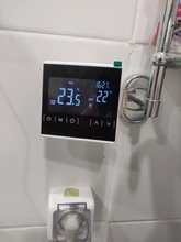 Controlador de temperatura con pantalla táctil, termorregulador, luz trasera negra, termostato de pared eléctrico, WiFi, 110V, 120V, 230V