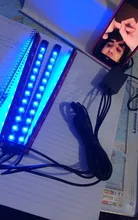Tira de luces LED RGB para decoración de coche, luz de ambiente Interior con USB, Control remoto inalámbrico de música, múltiples modos