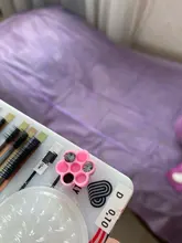 Pegamento para extensión de pestañas, copa de epoxi, herramienta para Injerto de pestañas, tatuajes, pigmentos adhesivos, 100 Uds.