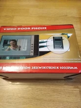 7  TFT LCD Video Portero Interfono Intercom，videoportero inalambrico Kit( 1 Monitor de 7, 1 Cámara，Cámara de Vigilancia, Desbloqueo Remoto, Visión Nocturna)