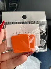 CWEEL-pendientes negros para mujer, aretes bohemios de geometría azul, joyería de moda, redondos de acrílico, aretes de boda bohemios