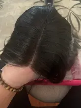 Barato 180 densidad de la Peluca de la onda del cuerpo transparente pelucas de encaje de la onda del cuerpo de la peluca con malla frontal 28 pulgadas T parte brasileño ondulado Peluca de cabello humano