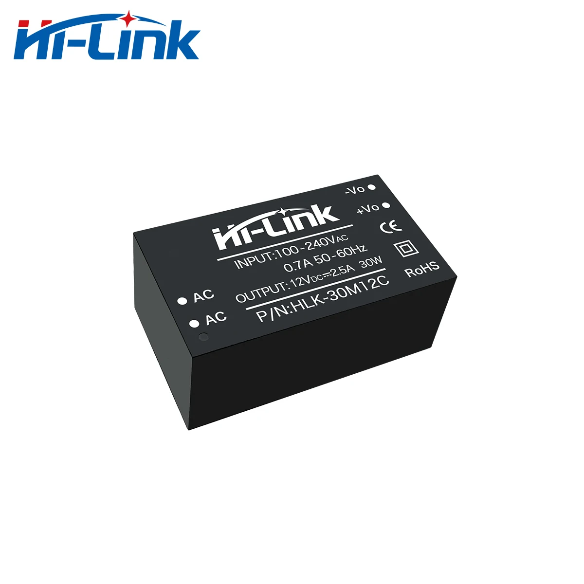 

Free Shipping 30W 12V 2.5A HLK-30M12C AC DC Power Supply Module