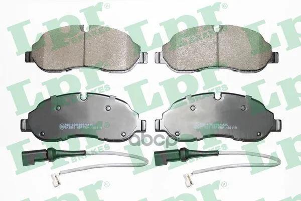 Колодки Тормозные Ford Transit 13- Передние(Для Сдвоенных Шин) Lpr 05p1984a Lpr арт. 05P1984A