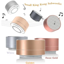 A10 Wireless Bluetooth Subwoofer Small King Kong Portable Speaker With Handfree Calling&LED Light TF Card FM Radio AUX MP3 Music css led stage light with wireless bluetooth speaker support tf card music fm radio with usb for parties dj etc black