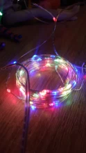 Led-String-Light Garland Battery-Operation Party-Decor Copper-Wire Christmas-Tree Wedding