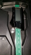 FUJIWARA-Calibrador digital de acero inoxidable Vernier, de 0 a 150mm, 1/64 fracción/MM/pulgada, LCD, resistente al agua, IP54