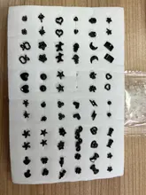 Conjunto de pendientes pequeños de plástico con diamantes de imitación para mujer y niña, joyería de 18/36/100 pares, Estilos mixtos, flores, animales geométricos, cristal