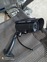 Simulación de cámara falsa de energía Solar, impermeable, cámara de vigilancia CCTV de seguridad interior, luz LED para destellear