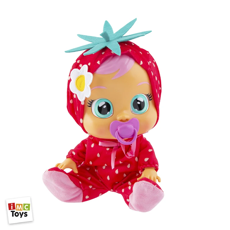 Jouets Imc Bebe Crybabies Tutti Frutti Buvez La Avec Une Petite Odeur De Fraise Et De Vraies Larmes Avec Sucette Et Pyjamas Aliexpress