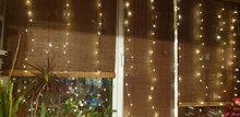 Curtain-Light Garland Fairy Wedding Home-Decor Christmas Outdoor New-Year 3X3M Usb Led