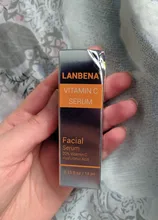 LANBENA-suero facial con vitamina C, ácido hialurónico, acné hidratante de blanqueamiento, para el cuidado de la piel tratamiento reparador, suero para arrugas antienvejecimiento
