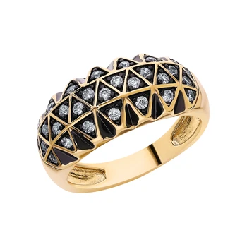 

Silver ring with cubic zirconia sunlight sample 925