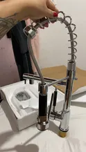 Crane-Tap Kitchen-Sink-Faucet Deck-Mounted Spring-Pull-Down Rose Cold-Water-Mixer Rozin