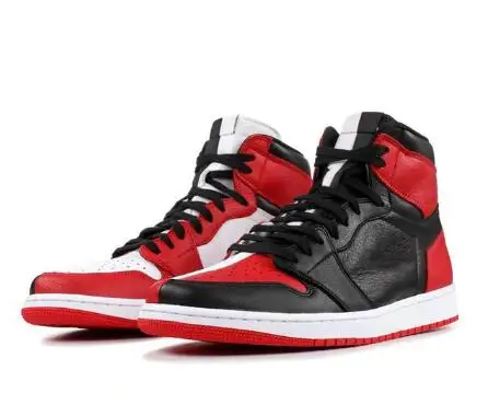Лучшие кроссовки 1 I High OG Game Royal Banned Shadow Bred Toe наивысшего качества баскетбольные кроссовки глиняного цвета 1S кроссовки евро 40-47 - Цвет: 20