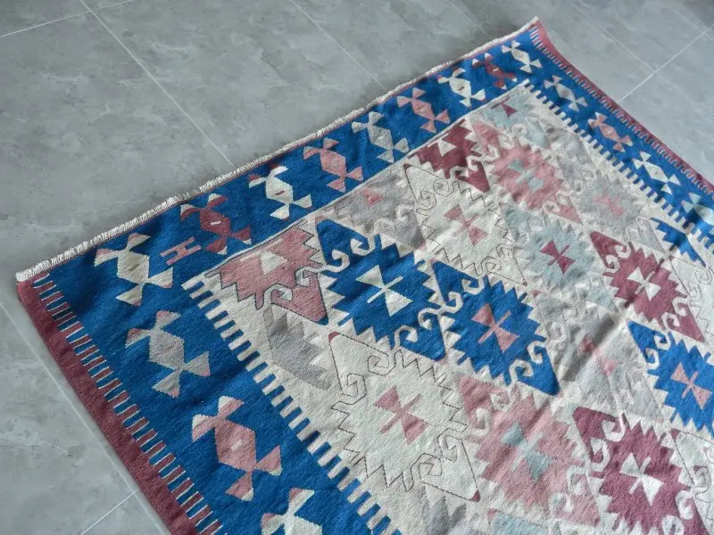 Винтажный английский Boho ковер 6'7'' X '/200x295 см