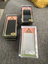 MASSCAKU-extensiones de pestañas prefabricadas, 16 líneas, volumen ruso, 2d/3d/4d/5d/6d, Tallo largo