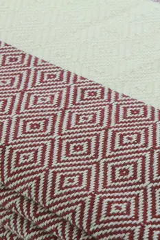

Natural Pique Diamond Style Claret Red