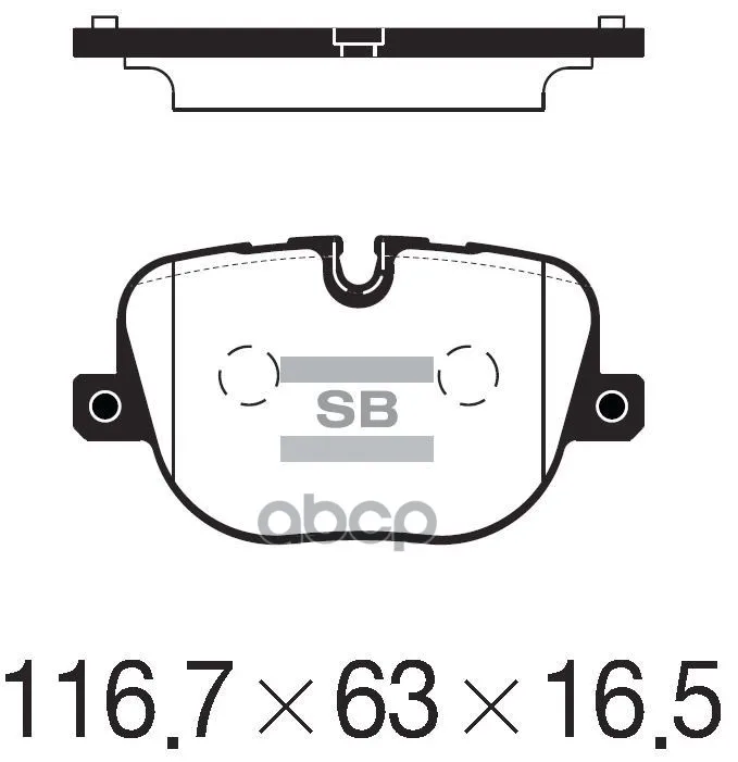 Brake pads Land Rover range Rover Iii Sport 5.0-09 Rear Sangsin brake Sp2237 sangsin brake. SP2237