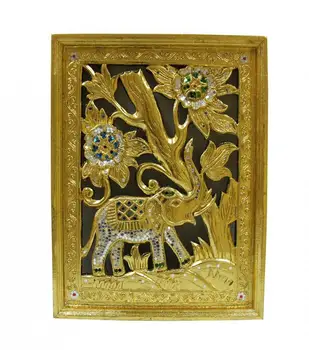 

Panel "elephant under the tree"