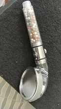 FOHEEL-Cabezal de ducha de mano ajustable, 3 modos, alta presión, ahorro de agua, un botón para detener el agua