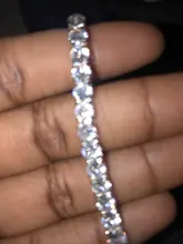 Pulsera de boda para hombre y mujer, de lujo, de 4mm, Circonia cúbica, Pulseras de tenis, cadena con diamantes de cristal, Color dorado y plateado