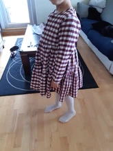Dress For girls Big Bow Girls Dress Casual Plaid Dress Girl 2020 Autumn Spring Kids Dresses