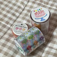 Mohamm 1Pc poema de amor Series Decoración especial en forma de cinta adhesiva decorativa Washi de creativo Scrapbooking Colegio estacionario tela suministros