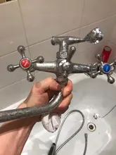 Bathroom-Faucets Frap Tube Water-Outlet Hot-And-Cold-Water-F2220 Left Right Long 90-Degrees