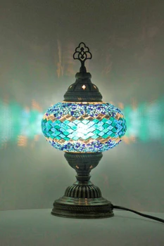 

amazing turkish table lamp,vintage handmade decorative stained glass bedside light,turkish lamp