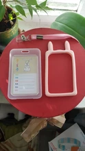 Tarjetero de silicona de alta calidad con dibujos animados, titular de la identificación, bonito estuche para tarjeta de autobús, llavero, anillo, etiqueta de equipaje, baratija
