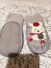 Calcetines de algodón con suela de goma para bebé recién nacido, calcetín divertido para niño pequeño, calcetín de invierno