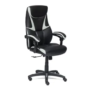 

Chair "Cambridge" (Pu black leather gray mesh)